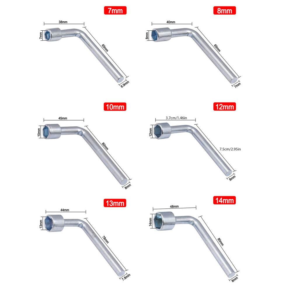(1) Pipe-Shaped Hexagonal Wrench - 13Mm 7754770397794
