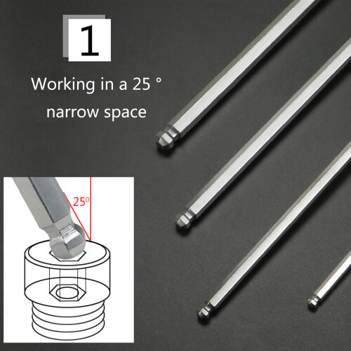 (1) T-ball Allen key - 12mm 2