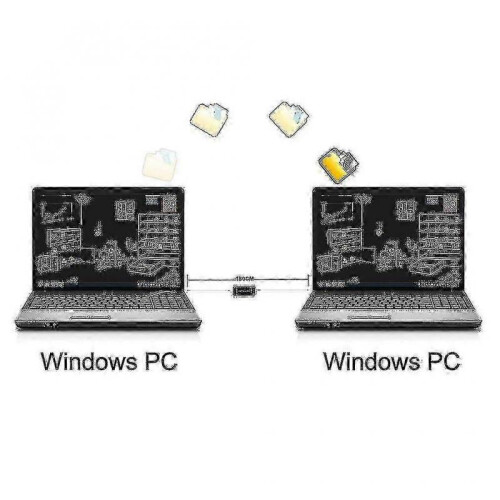 Usb Data Transfer Cable Pc To Pc Compatible with Windows - Usb 2.0 Data Link Pc Link Cable Szrh A-f 2