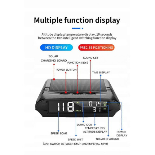Car Gps Speedometer Head Up Display 2