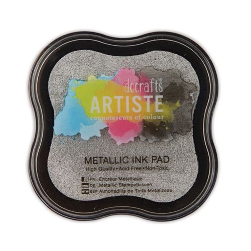 Papermania Pigment Ink Pad  Metallic Silver