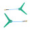 2 pièces Y1240 antenne FPV 1,2/1,3 GHz 3 dBi dipôle 15