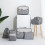 (Black) 7 Piece Suitcase Organizer Bag Luggage Organizer Cube Set Organizer 5
