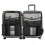 (Black) 7 Piece Suitcase Organizer Bag Luggage Organizer Cube Set Organizer 1