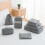 (Black) 7 Piece Suitcase Organizer Bag Luggage Organizer Cube Set Organizer 4