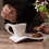 (B200cc) European Coffee Cup Ceramic Cappuccino Milk Tea Cup 5