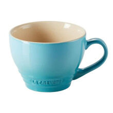 Le Creuset Stoneware Bistro Mug, 14 oz., Caribbean