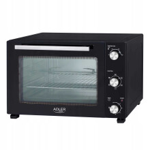 Four électrique - ADLER - AD 6026 - Noir - 48 Litres - 1800 W