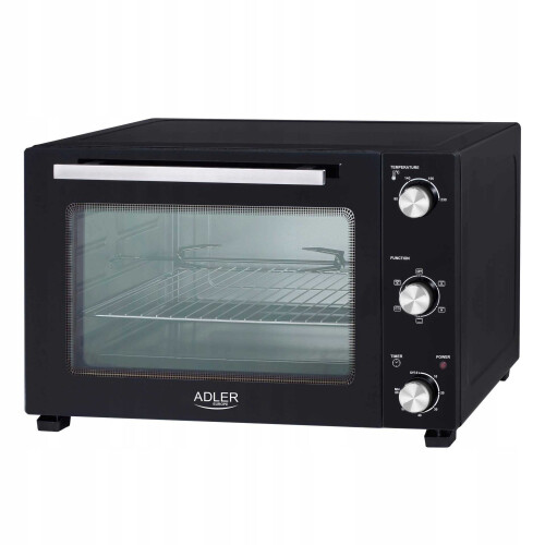Four électrique - ADLER - AD 6026 - Noir - 48 Litres - 1800 W