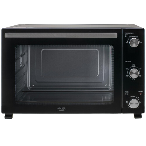 Four électrique - ADLER - AD 6026 - Noir - 48 Litres - 1800 W 2