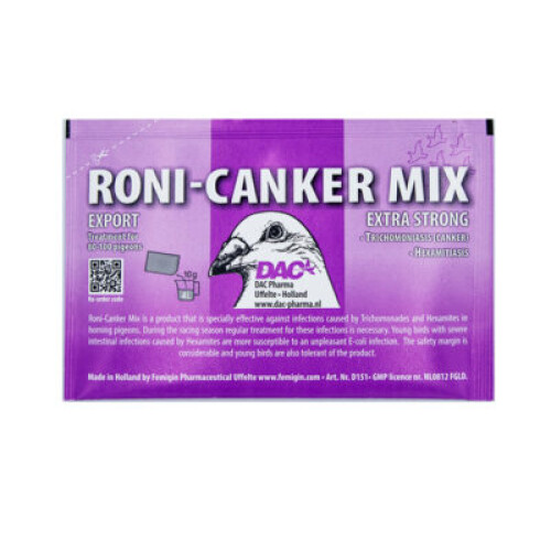 Roni-Canker Mix 10% DAC Treatment For Pigeons Birds Extra Strong