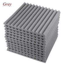 (24PCS, grey) Upgrade High Quality 12/24/96PCS Durable Soundproof Foam Studio Foams Acoustic Wall Panel Sound Insulation Foam Studio Wall