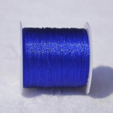 (12 strands, royal blue) 1 Roll 3/6/9/12 Strands DIY Golden Silver Strands DIY Jewelry Accessories Wax line String Braided Embroidery thread