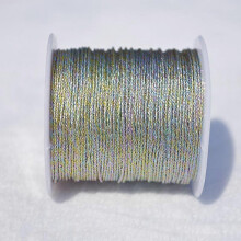 (12 strands, multicolor) 1 Roll 3/6/9/12 Strands DIY Golden Silver Strands DIY Jewelry Accessories Wax line String Braided Embroidery thread