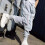 (L, black) Men Harem Pants Drawstring Elastic Waist Ankle-banded Pockets Solid Color Plus Size Loose Hip 3