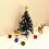 (B, multicolor) Mini Artificial Christmas Tree with LED Lights Vibrant Color Realistic Looking Reusable Easy Assembly Small Xmas Tree Desktop Decor 2