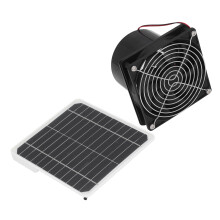 Ventilateur d'extraction solaire 50 W 12 V kit panneau de 6,5 pouces