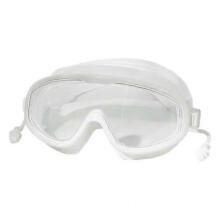 (Small, white) 1 Set Protective Swimming Goggles Panoramic View Comfortable to Wear Zero Diopter Diving Glasses Pool Accessory