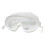 (Small, white) 1 Set Protective Swimming Goggles Panoramic View Comfortable to Wear Zero Diopter Diving Glasses Pool Accessory 1