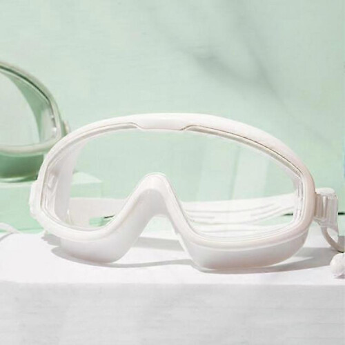 (Small, black) 1 Set Protective Swimming Goggles Panoramic View Comfortable to Wear Zero Diopter Diving Glasses Pool Accessory 1