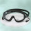 (Small, black) 1 Set Protective Swimming Goggles Panoramic View Comfortable to Wear Zero Diopter Diving Glasses Pool Accessory 5