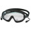 (Small, black) 1 Set Protective Swimming Goggles Panoramic View Comfortable to Wear Zero Diopter Diving Glasses Pool Accessory 1