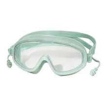 (Large, green) 1 Set Protective Swimming Goggles Panoramic View Comfortable to Wear Zero Diopter Diving Glasses Pool Accessory