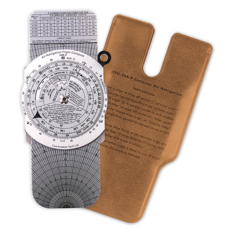 E6B Metal Flight Computer,Aviation Aluminum Pilot-image-OPC-PJ8TW8P-NEW