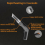 Coupe-mousse électrique, couteau chaud, kit d'outils de coupe, 5