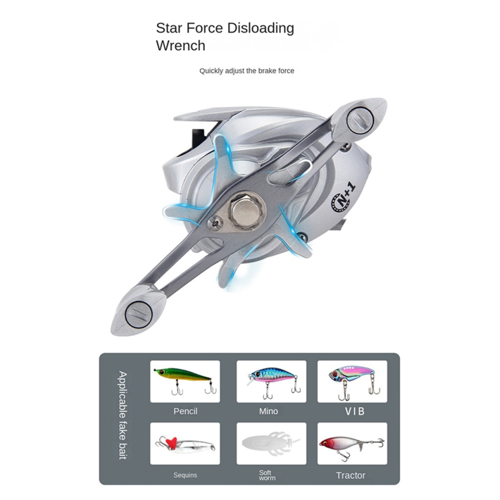 Anti-Explosion Line Sub-Water Drop Reel 7.2:1 High 4851656372234