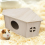 Maison pour hérisson, habitat pour petits animaux, cachette en bois Hu 7