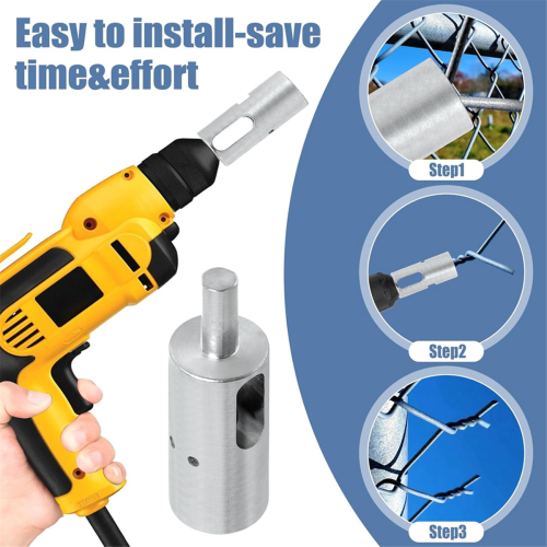 EZ Twist Ties Εργαλείο τσοκ τρυπανιού 9 Gauge για αλυσίδα L 2