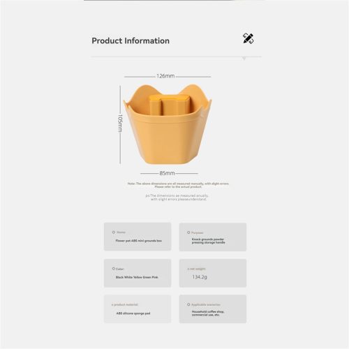 Coffee Grounds Bucket Polygons Espresso Dump Bin M