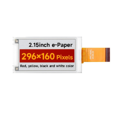 2.15inch E-Paper Display (G), E-Ink Display, 296x1