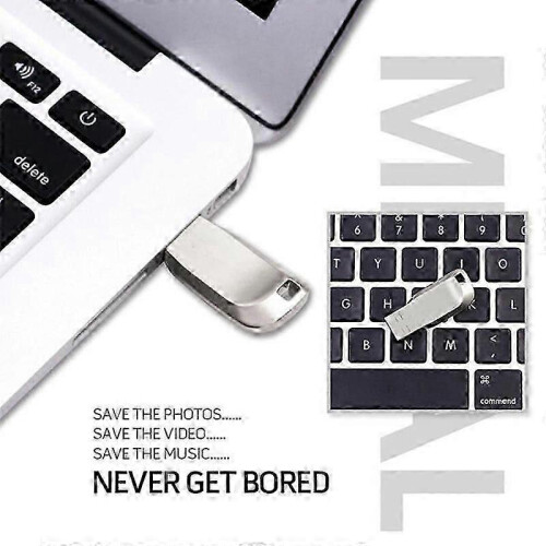 (2TB, Silver) Usb 3.0 2tb Flash Drive Pendrive High-speed Data Memory Storage Flash Disk Stick 2