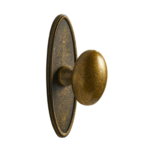 Ice Flower Antique Brass Solid with Vintage Treatm 1