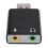 Carte son USB 7.1 canaux en alliage d'aluminium pour ordinateur 6