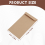 100 sacs de graines Kraft bruns pour la reproduction 10