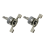 2 stuks broodmachine reparatie-as assemblage onderdeel buck 4