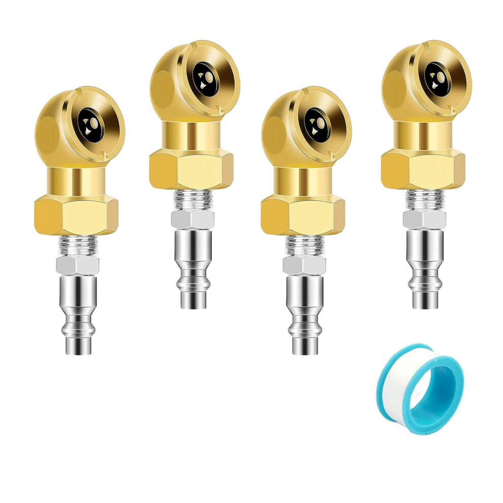 4Pcs 1/4Inch Air Chuck Tire Pressure Caps Portable-image-OPC-PJ8TYXY-NEW