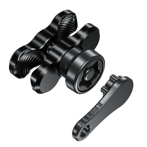 6CM Anti-Theft Aluminum Alloy Double Socket Arm Co 2