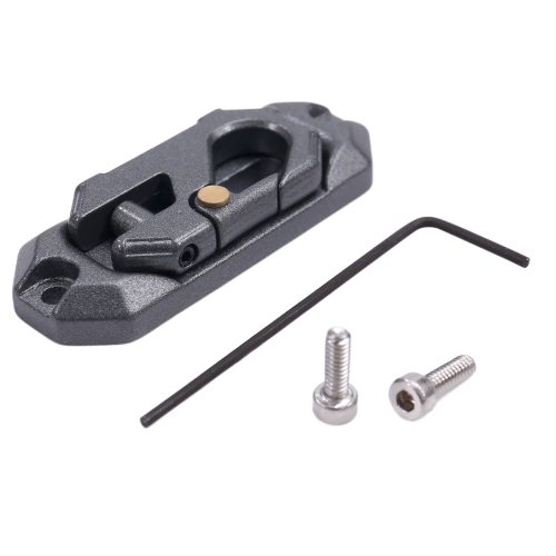 Winch Control Mount Plate Metal Hook Recovery Tool 2