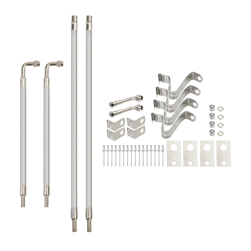 Dually Valve Stem Extenders Kit, Braided Extension 4851656384701