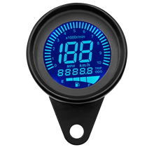 Motorfietsmeter Snelheidsmeter Digitale Kilometerteller Nacht