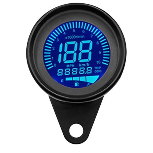 Motorfietsmeter Snelheidsmeter Digitale Kilometerteller Nacht 1