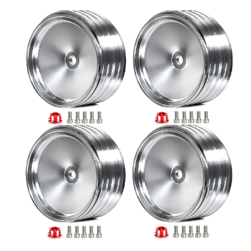4 peças/conjunto cubo de roda de espelho retro de metal de 1,9 polegadas para 1