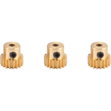 3 pièces 3,175 mm arbre en laiton pignon moteur engrenage 32DP 48