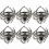 Halloween servetringhouder set van 6, Spider Buckle 2
