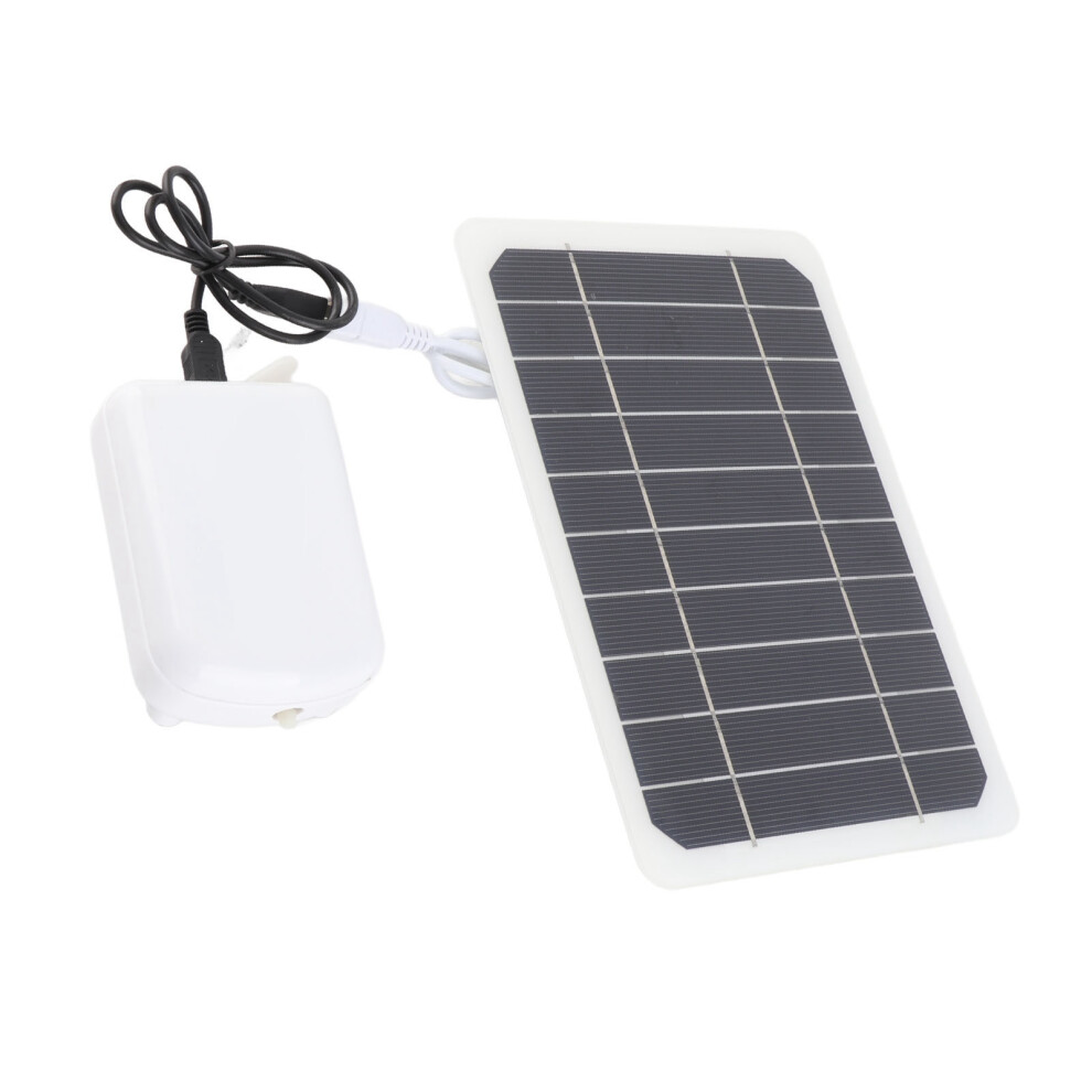 Solar Pond Aerator 2000Mah Rechargeable 5W String Low Noise Water Resistant 8741330751508