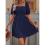 Women'S Puff Short Sleeve Boho Dress Square Neck S 5